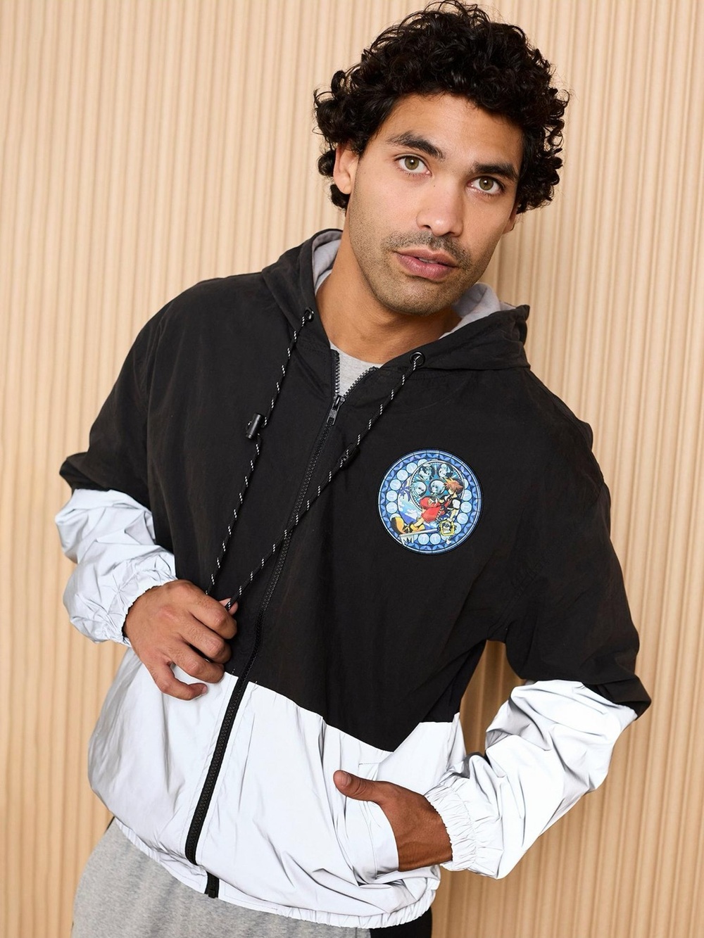 Disney Kingdom Hearts Logo Windbreaker - BoxLunch Exclusive with Graphic Patch